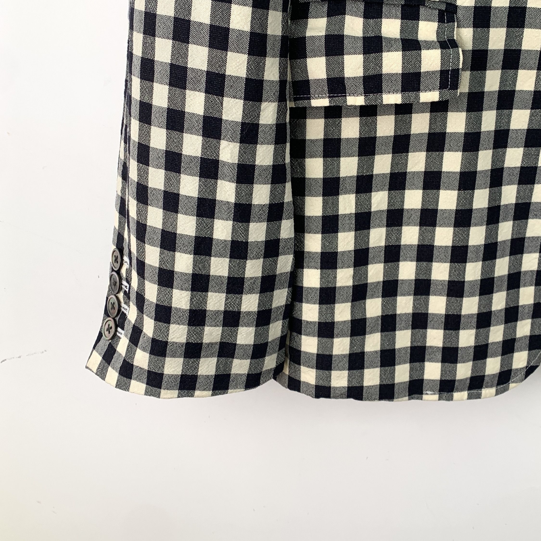 Thom Browne Thom Browne Colorblock Plaid Wool Blazer (3L) Size 44R - 5 Thumbnail