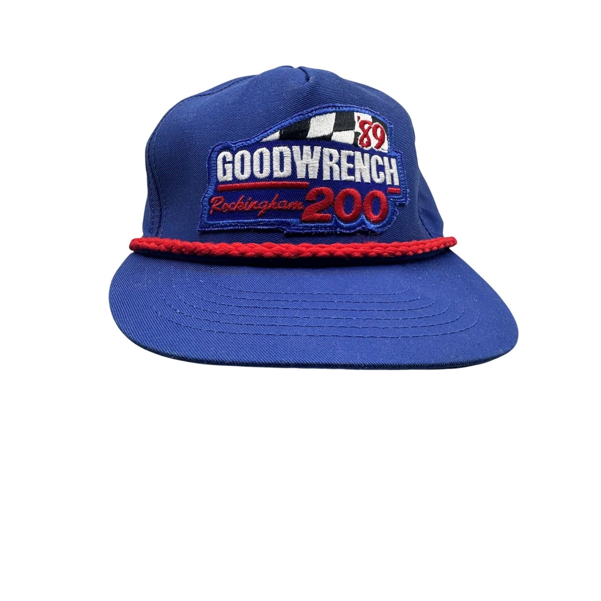 Other Vintage 1989 USA MADE Goodwrench NASCAR Patch Trucker Hat Sn Size ONE SIZE - 5 Thumbnail