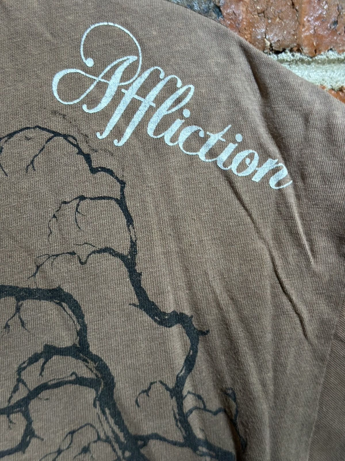 Affliction × Vintage Thrashed Vintage Affliction Tree Of Souls Distress Tee Size US L / EU 52-54 / 3 - 5 Thumbnail