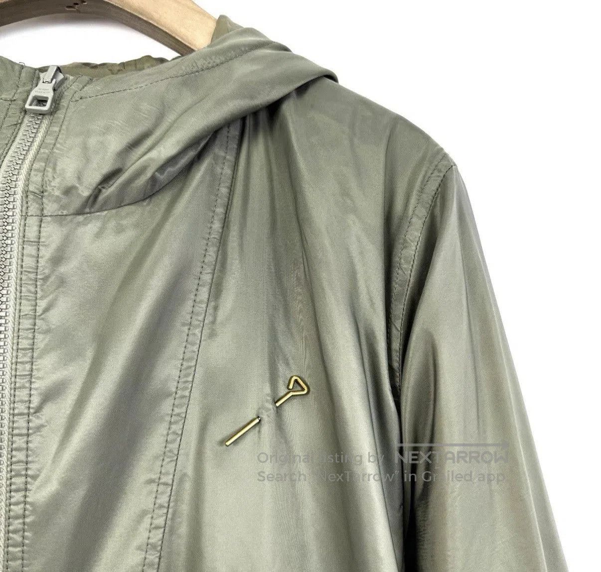 Louis Vuitton Green Hooded Light Jacket with Pattern . Size US M / EU 48-50 / 2 - 7 Thumbnail