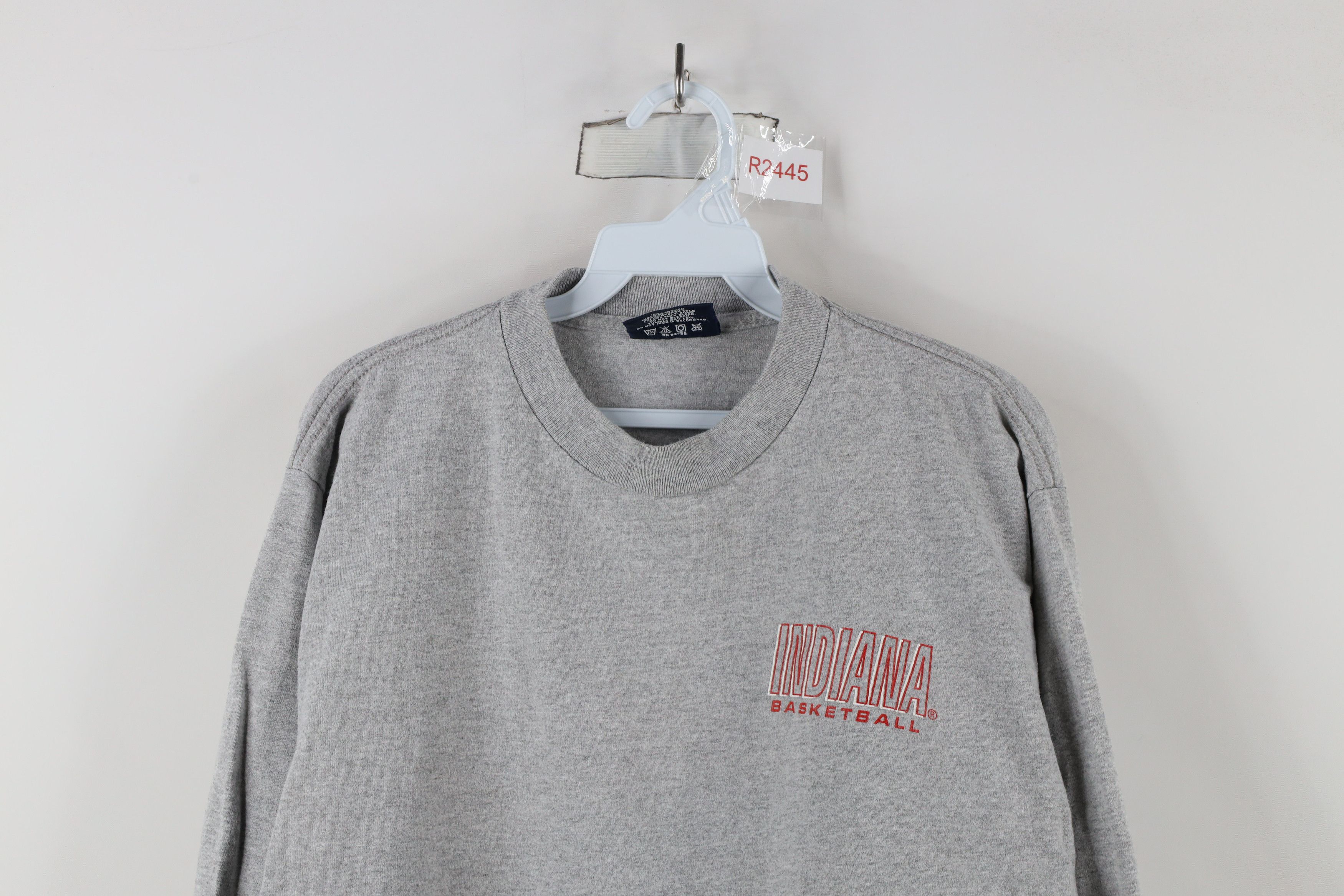 Vintage Vintage 90s University Basketball Long Sleeve T-Shirt USA Size US M / EU 48-50 / 2 - 2 Thumbnail