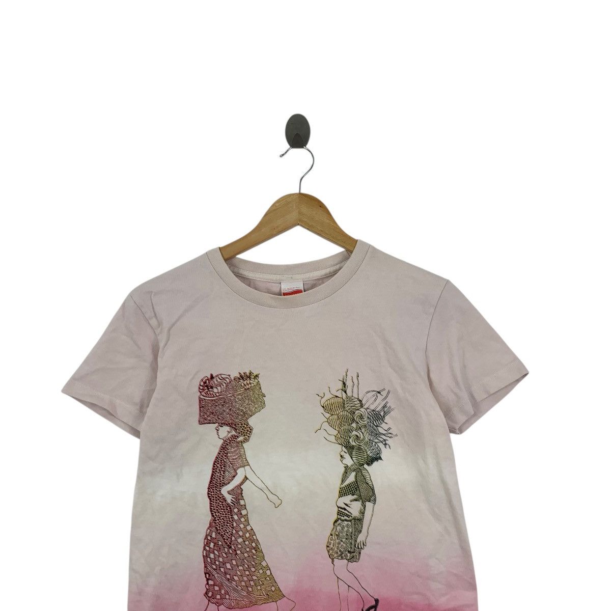 Vintage IN THE SAME BOAT Exhibition Refugee Awareness Tee Shirt Top Size M / US 6-8 / IT 42-44 - 2 Thumbnail