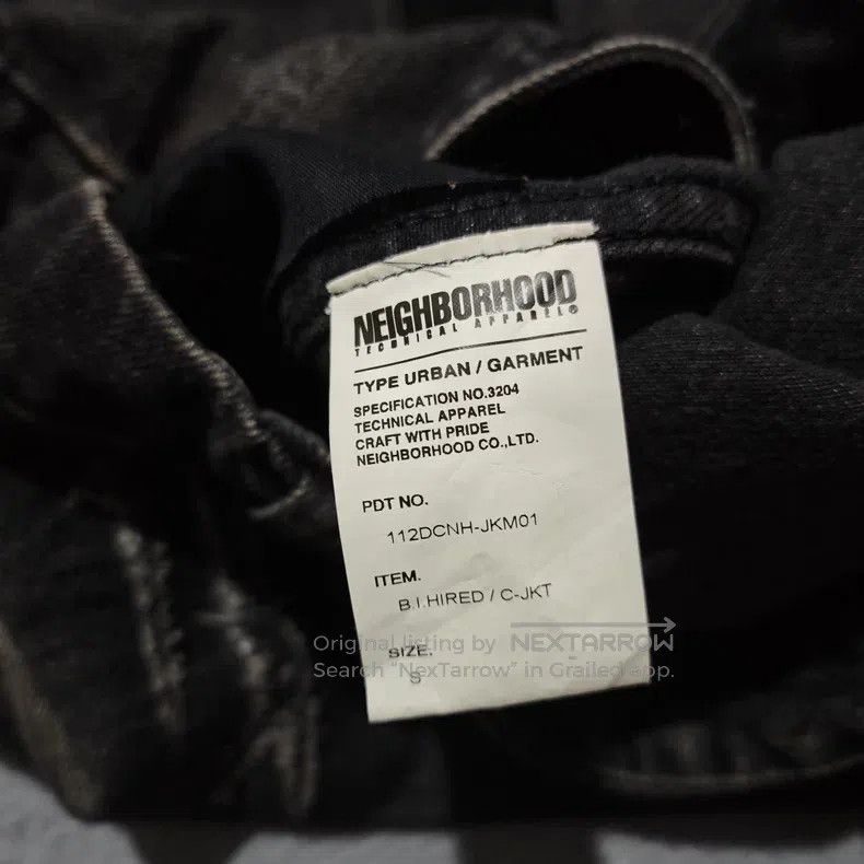 Neighborhood Neighborhood Black Denim Checkered Jacket Size US S / EU 44-46 / 1 - 7 Thumbnail