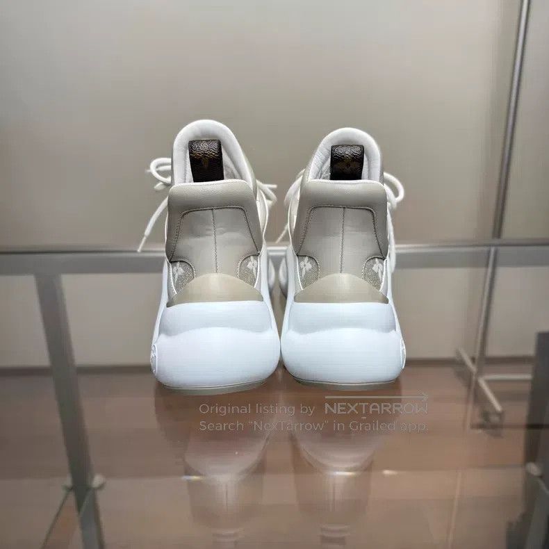 Louis Vuitton Louis Vuitton Archlight cream presbyopic full print dad sh Size US 5.5 / EU 38 - 4 Thumbnail