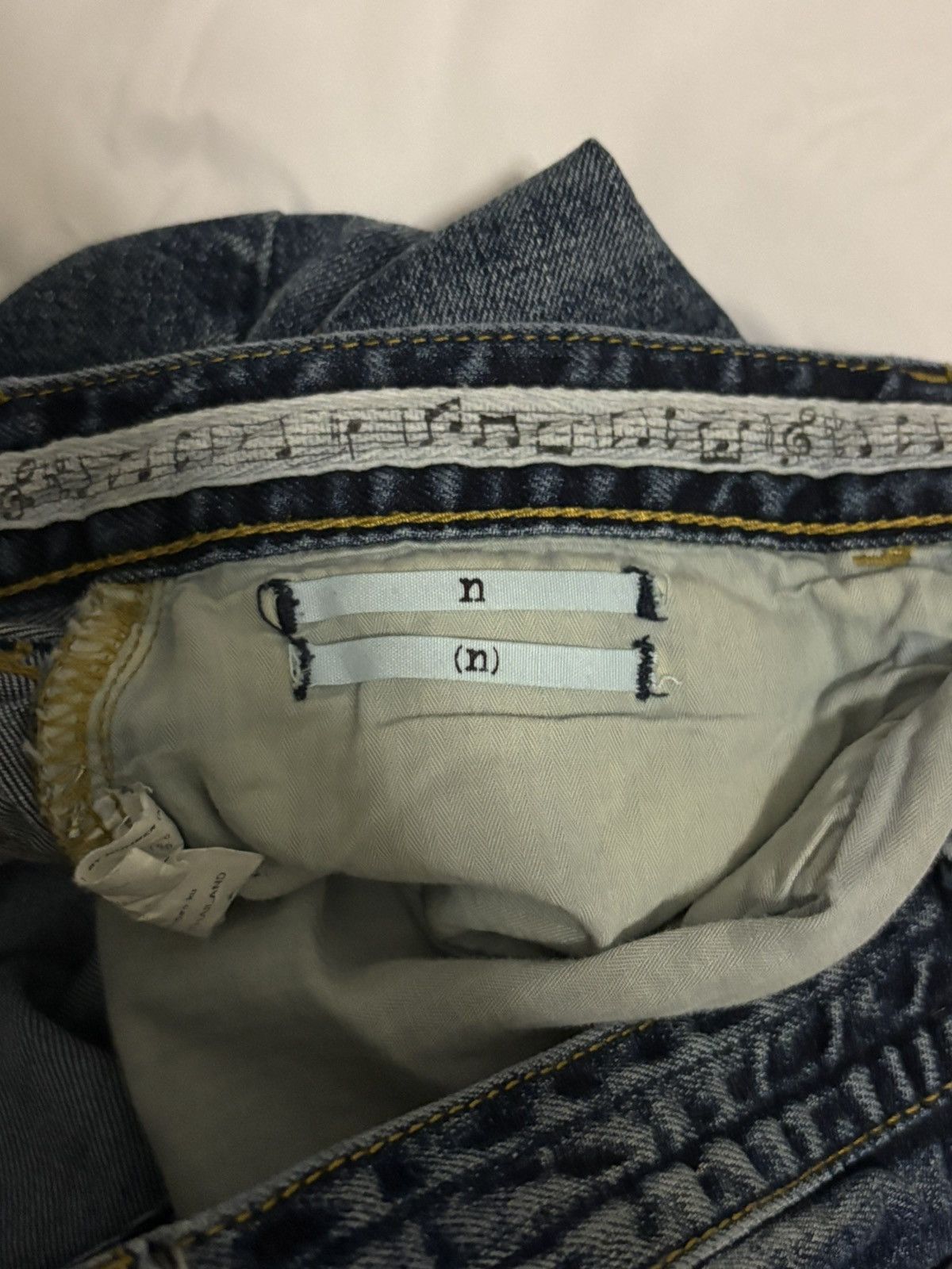 If Six Was Nine Number (N)ine SS07 distressed denim Size US 29 - 3 Thumbnail