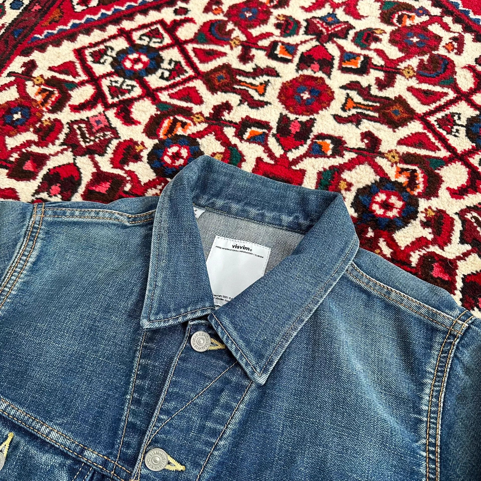 Visvim visvim 16aw 104 101 denim jacket size 2 natural indigo Size US M / EU 48-50 / 2 - 4 Thumbnail