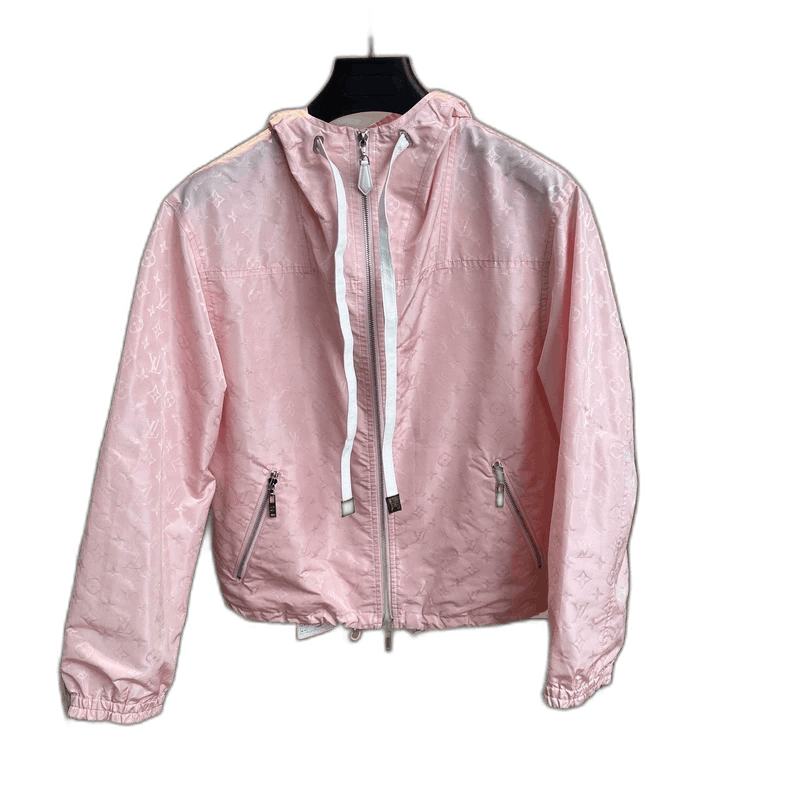 Louis Vuitton Pink Hooded Windbreaker Jacket