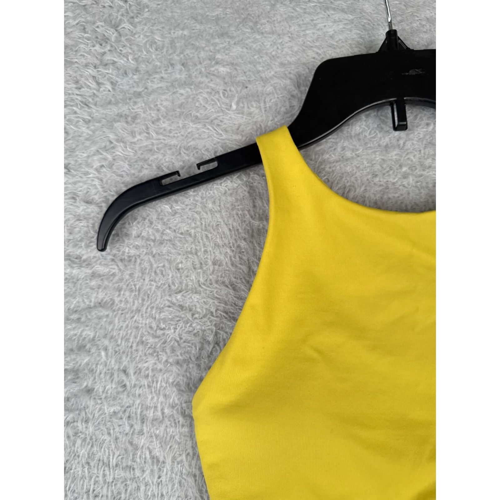 Lululemon Lululemon Bra Women 2 Yellow Energy High-Neck Longline Medium Support B D Size ONE SIZE - 3 Thumbnail