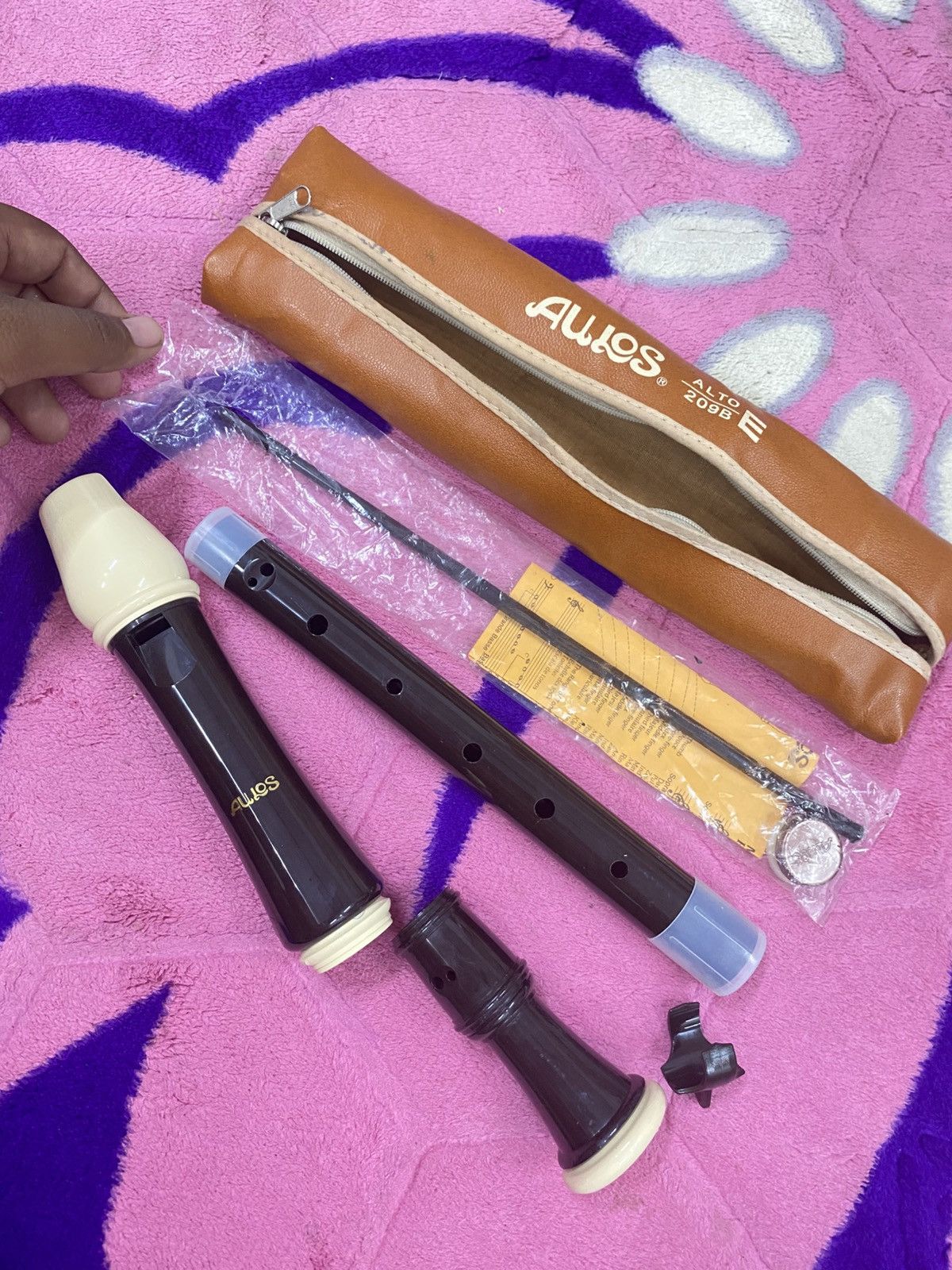 Japanese Brand AULOS Robin Alto Recorder Baroque 209B (E) Japan Size ONE SIZE - 3 Thumbnail