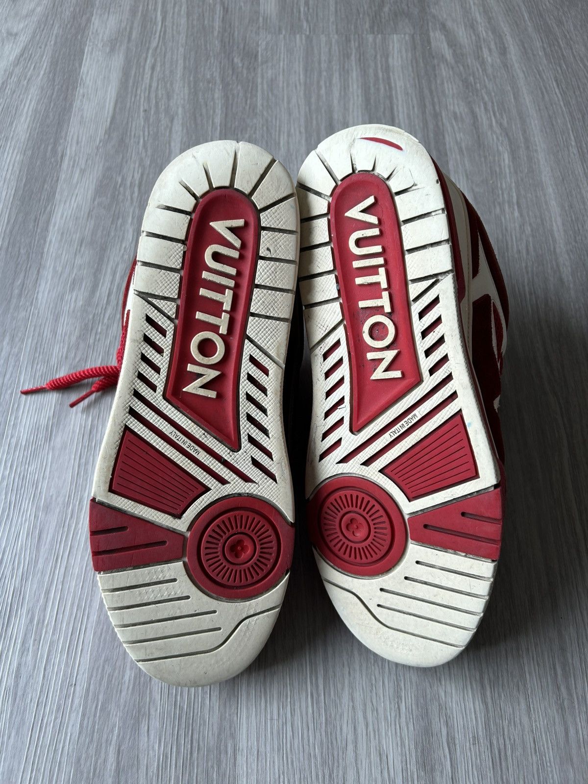 Louis Vuitton Louis Vuitton LV Skate Sneaker Red White Size 9.5 Size US 9.5 / EU 42-43 - 6 Thumbnail