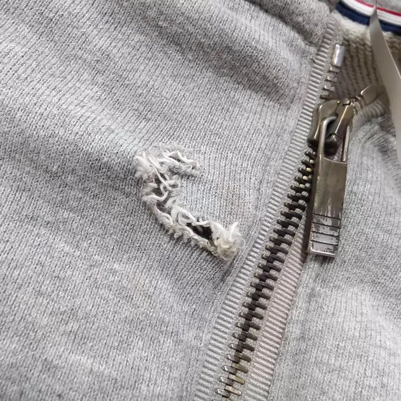Thom Browne Thom browne Gray four-striped printed zipper hoodie jacket Size US L / EU 52-54 / 3 - 7 Thumbnail