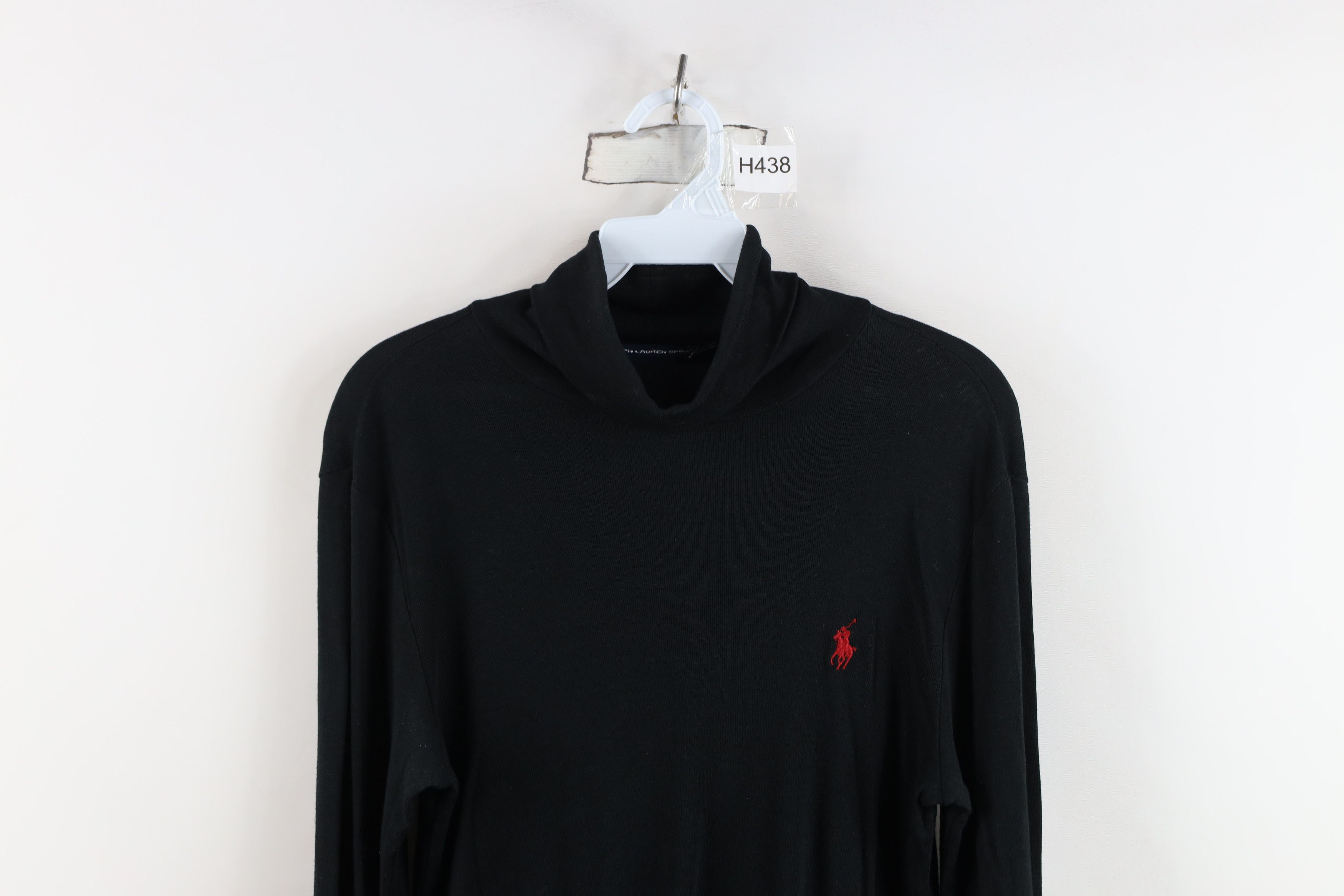 Ralph Lauren Vintage 90s Ralph Lauren Thermal Knit Turtleneck T-Shirt Size L / US 10 / IT 46 - 2 Thumbnail