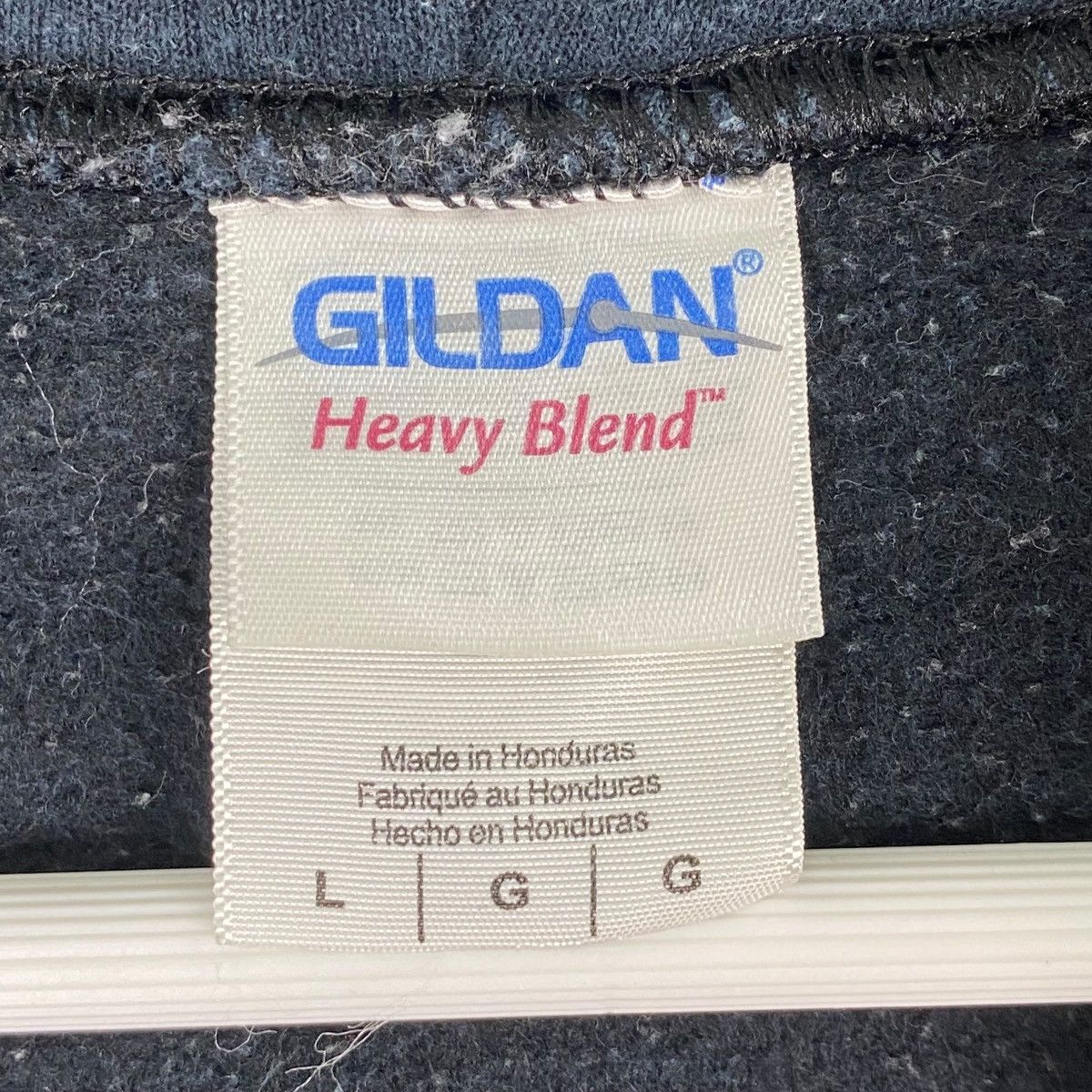 Gildan × Vintage Vintage Gildan Heavy Hoodie Printed Sweater Black Size US M / EU 48-50 / 2 - 10 Thumbnail