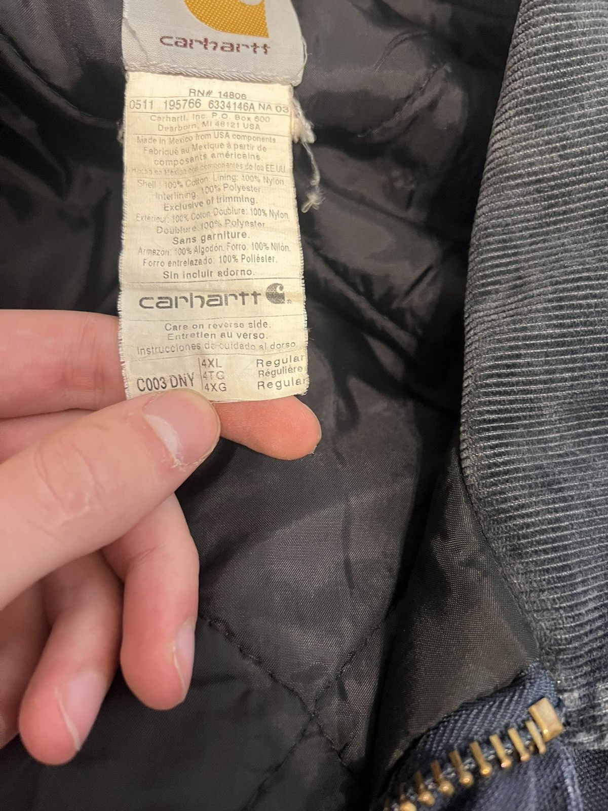 Carhartt Vintage Carhartt Jacket 4XL Size US XXL / EU 58 / 5 - 3 Thumbnail