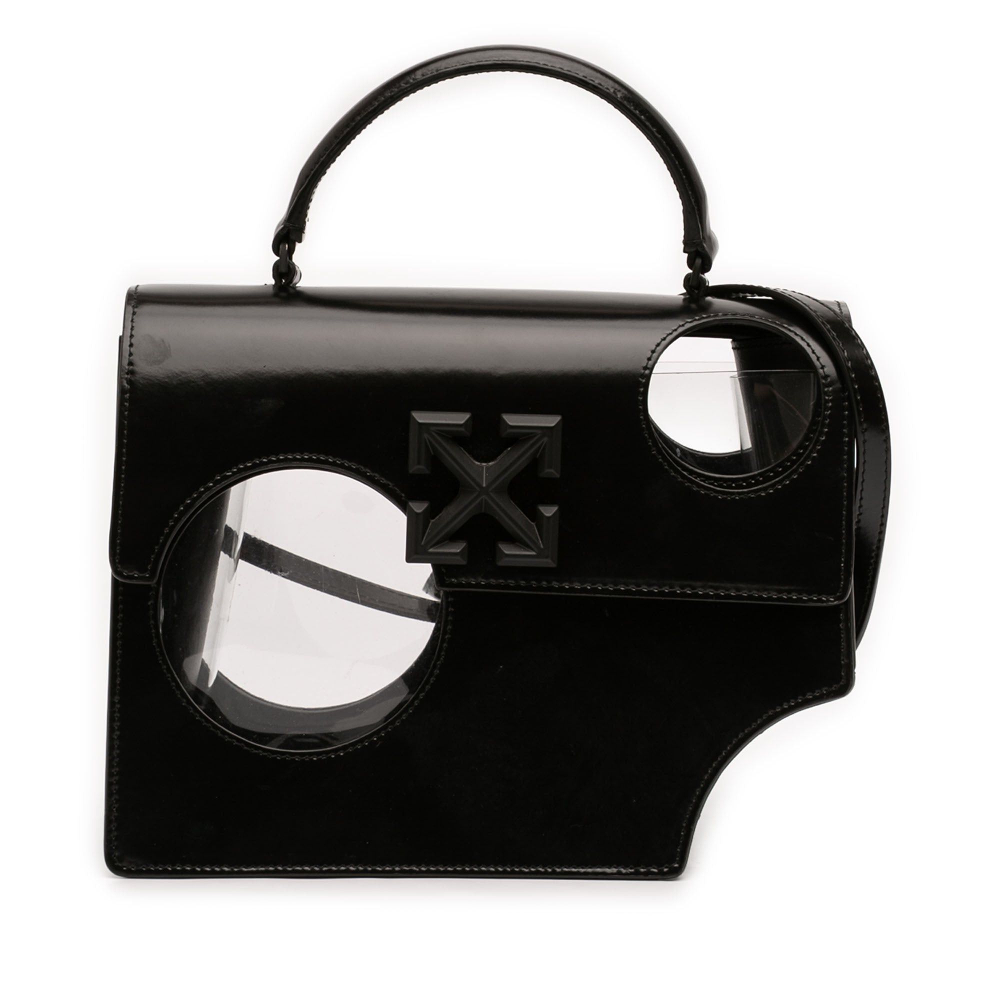 Off-White Leather Meteor Jitney 2.8 Satchel Size ONE SIZE - 1 Thumbnail