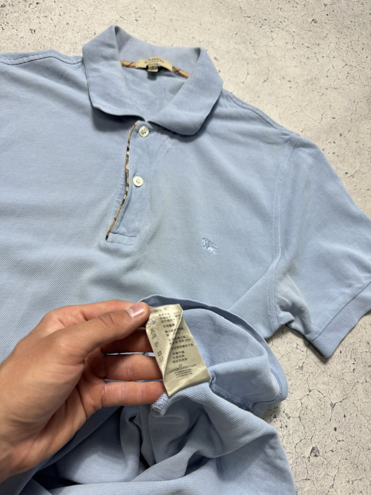Burberry Burberry London Vintage Luxury Polo Shirt Size US S / EU 44-46 / 1 - 12 Thumbnail