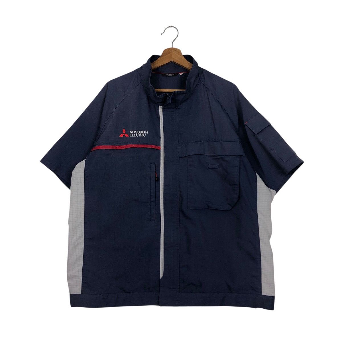 Japanese Brand 📌Vintage Work Shirt Button Jacket Mitsubishi Eletric Size US L / EU 52-54 / 3 - 2 Thumbnail
