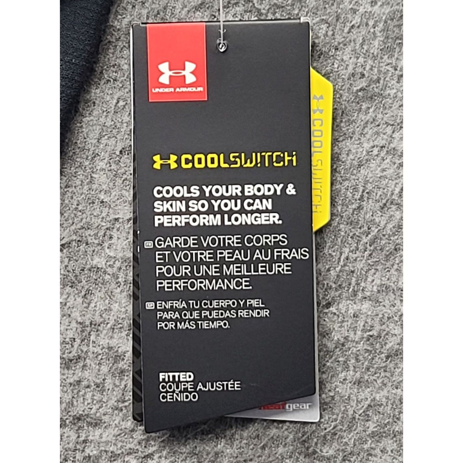 Under Armour Under Armour Capris Leggings Womens M Fit Black Capri Geometric Pattern Athletic Compression 18 in Inseam Gym & Training Womens Size 32" / US 10 / IT 46 - 2 Thumbnail