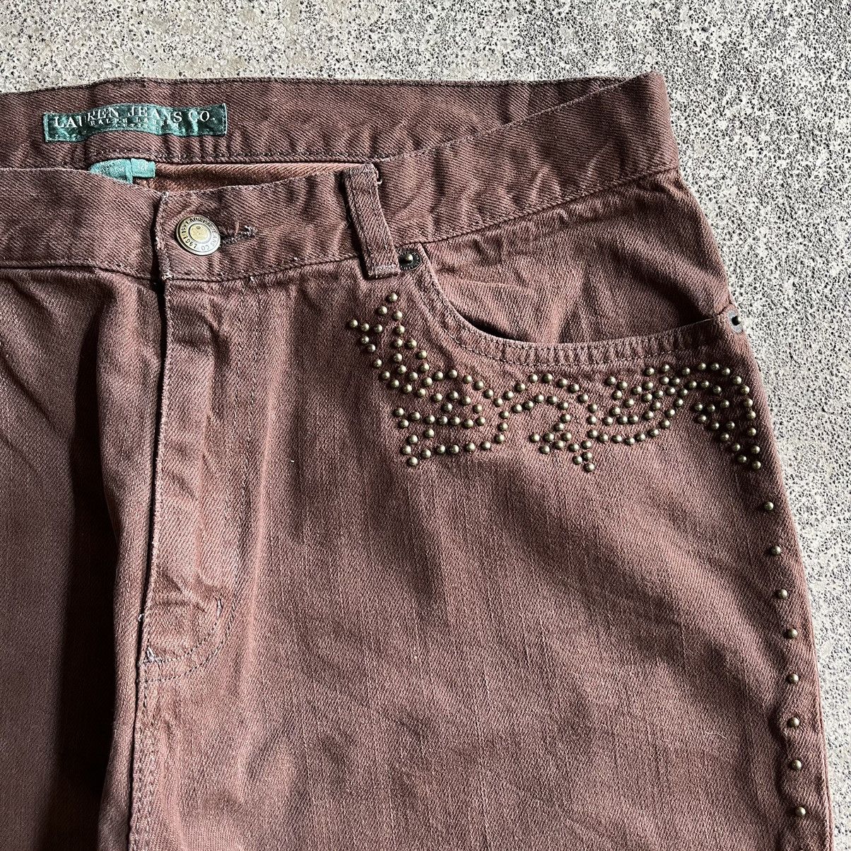 Ralph Lauren × Vintage Vintage Ralph Lauren Flared Jeans Ifsix Size US 32 / EU 48 - 7 Thumbnail