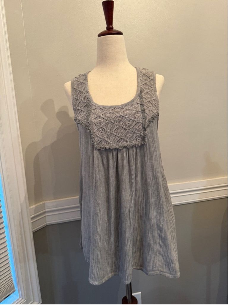 Target Basics Knox Rose | Gray Tank Top | Size S Size S / US 4 / IT 40 - 1 Thumbnail