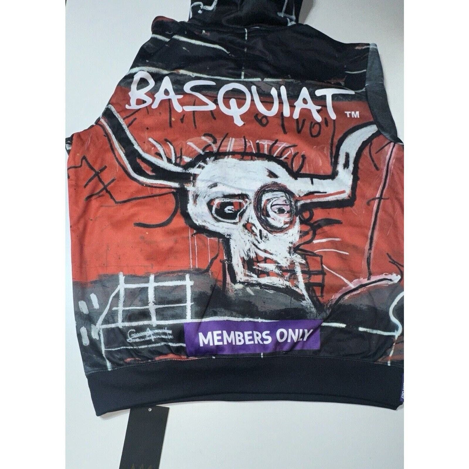 Members Only Jean Michel Basquiat x Members Only Hoodie Small Y2K AOP Size US S / EU 44-46 / 1 - 12 Thumbnail