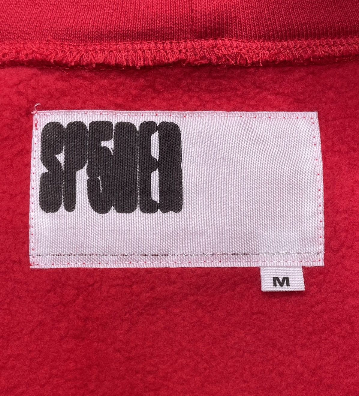 Sp5der Sp5der Worldwide Red OG Web Studded Zip Up Hoodie Size US M / EU 48-50 / 2 - 4 Thumbnail
