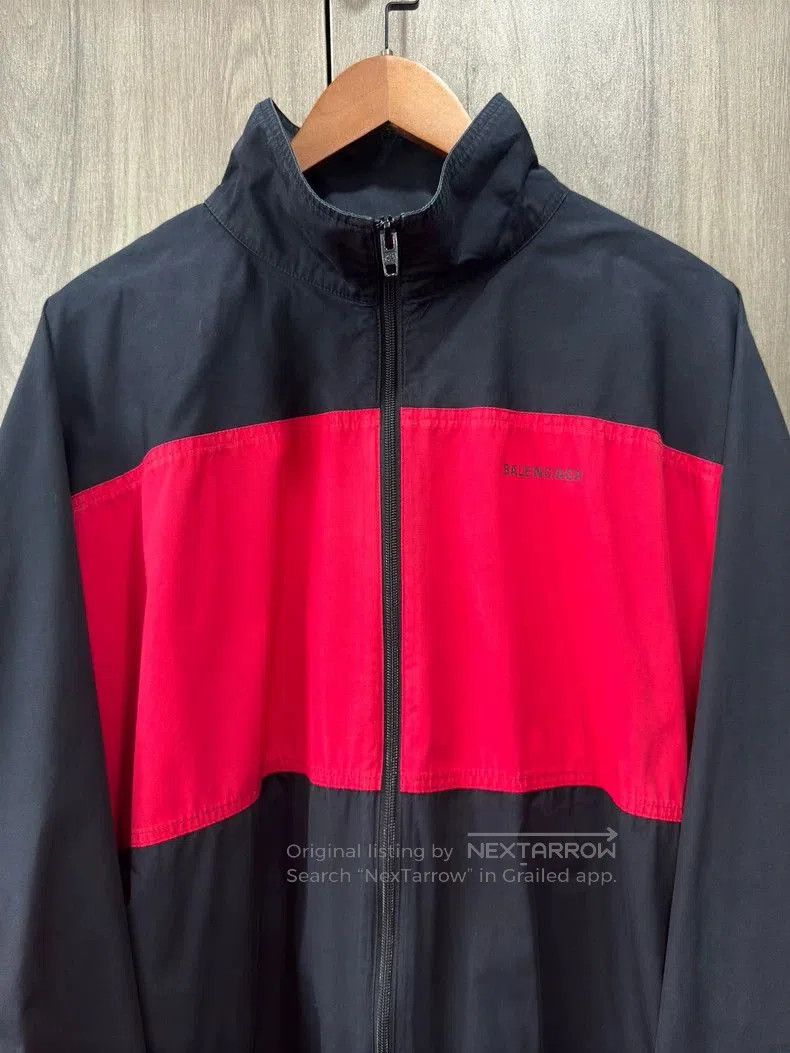Balenciaga Balenciaga Black Red Embroidered Jacket. Size US M / EU 48-50 / 2 - 1 Thumbnail
