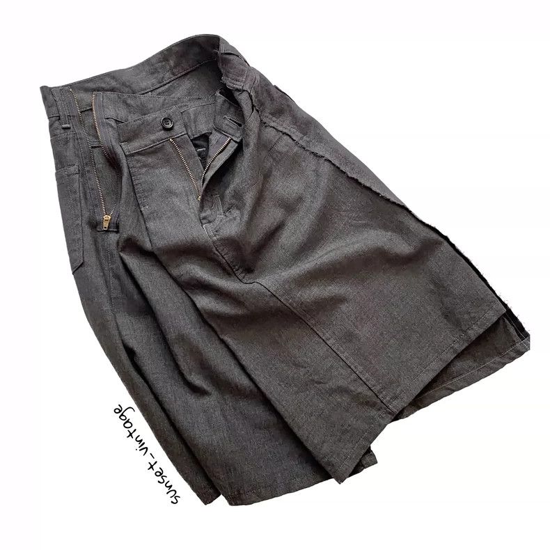 Junya Watanabe Junya Watanabe Asymmetric Denim Skirt Size 24" / US 00 / IT 34 - 1 Thumbnail