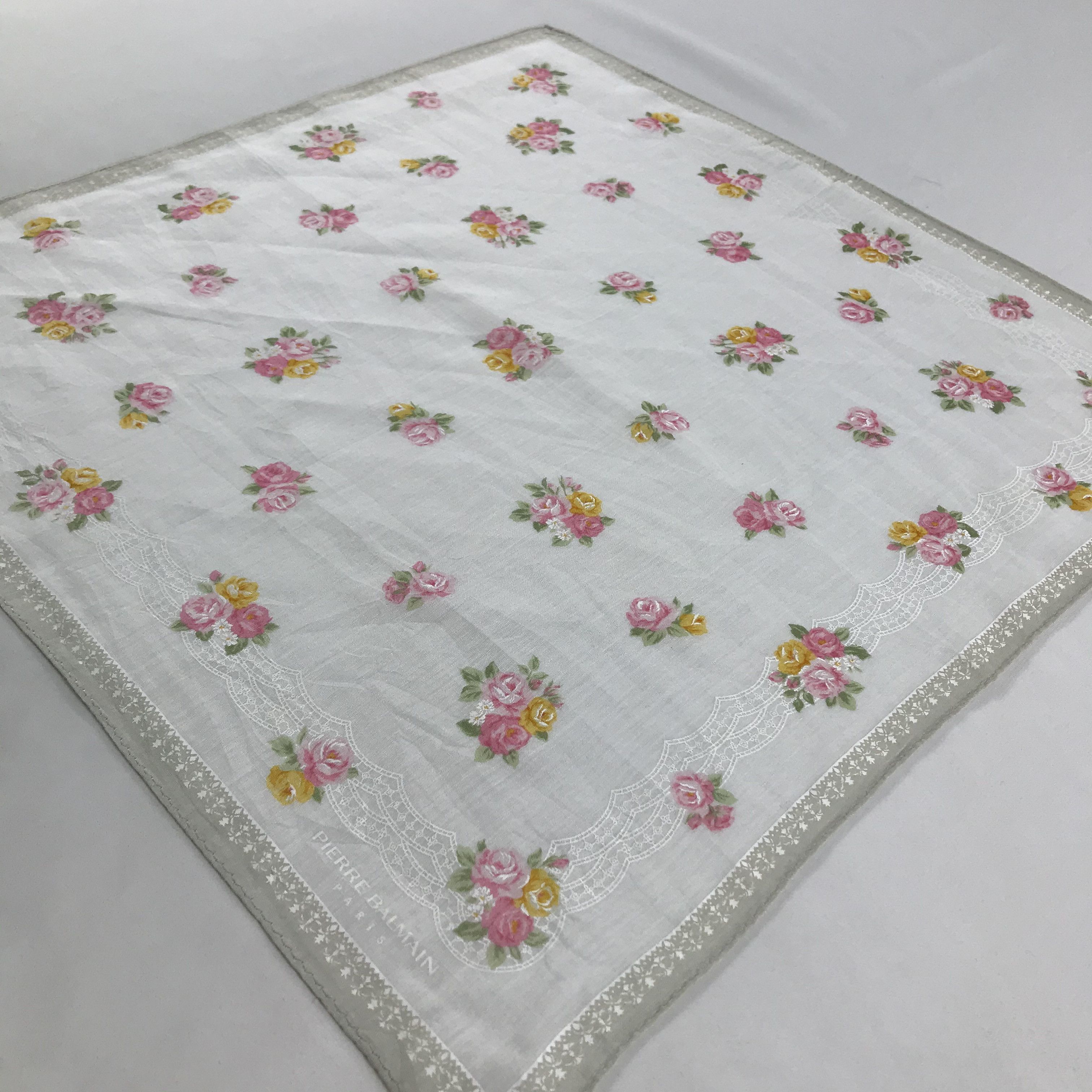 Pierre Balmain × Vintage Pierre Balmain Bandana / Handkerchief / Neckerchief - S1292 Size ONE SIZE - 2 Thumbnail