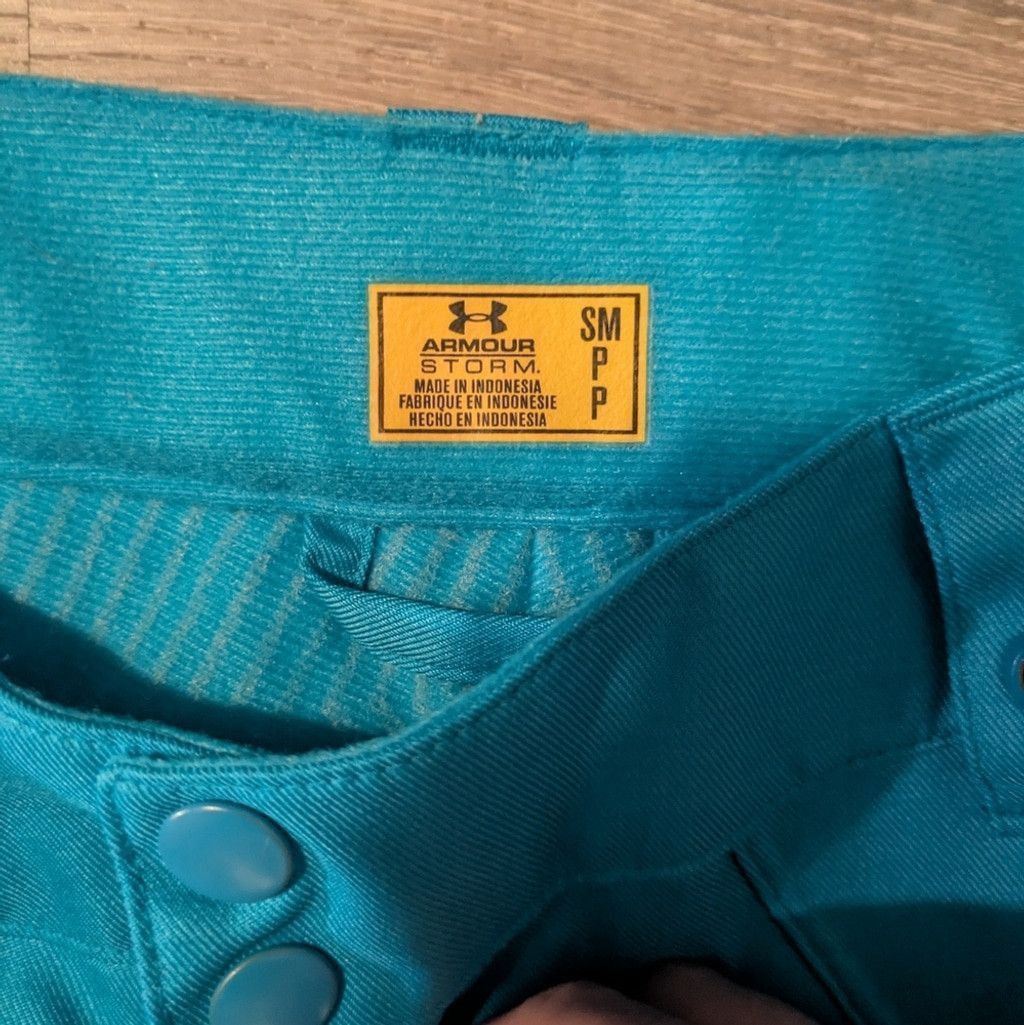 Under Armour Under Armour Turquoise Blue Storm Ski Snow Pants Size Small Size 30" / US 8 / IT 44 - 6 Thumbnail