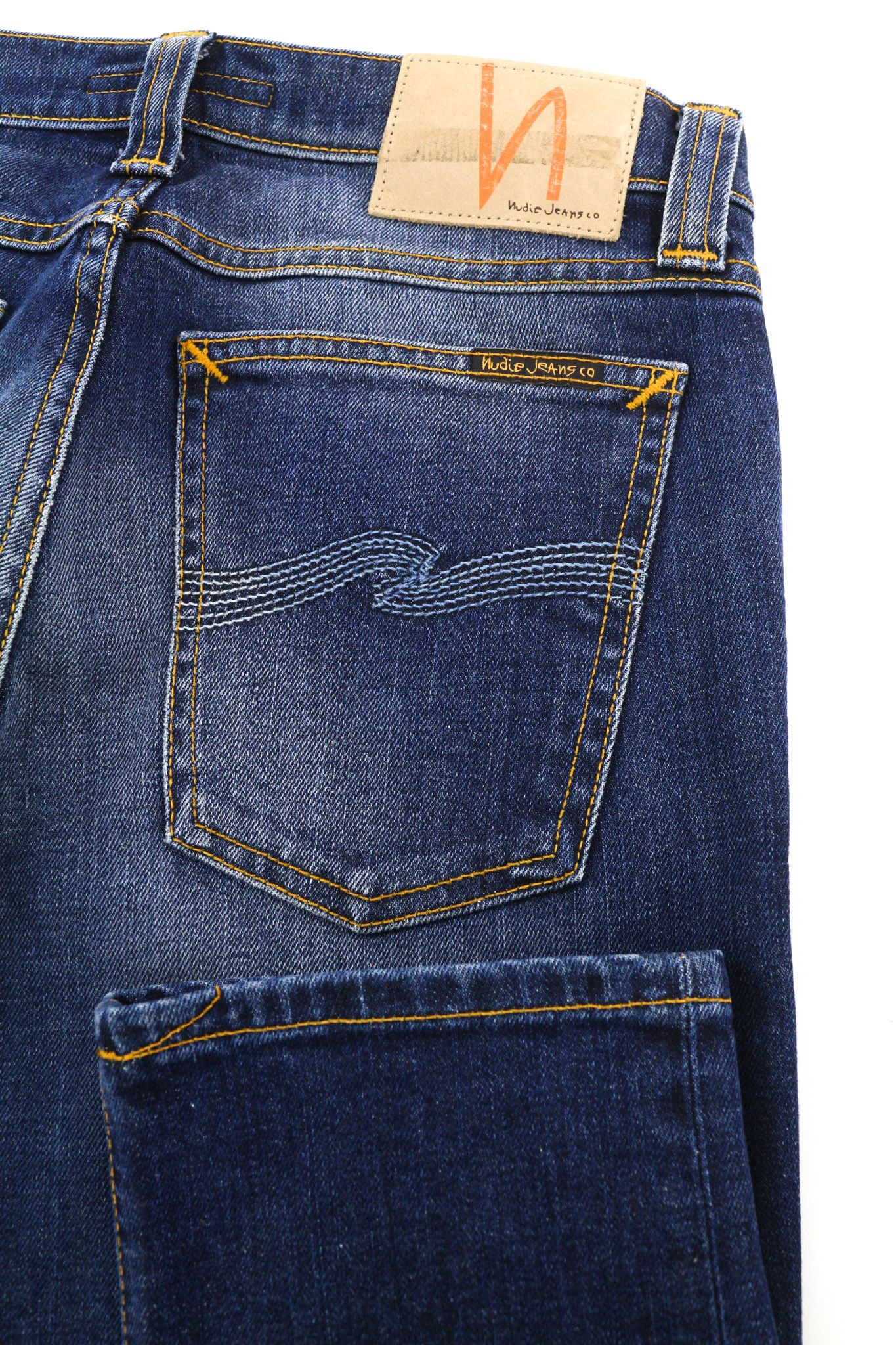 Nudie Jeans TUBE KELLY W28/L34 Organic Dark Indigo Slim 82662 Size US 28 / EU 44 - 5 Thumbnail