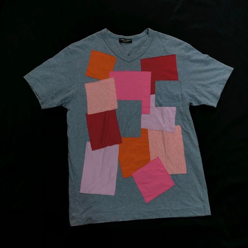 comme des garcons 00ss Rei Kawakubo Evolution color short sleeve