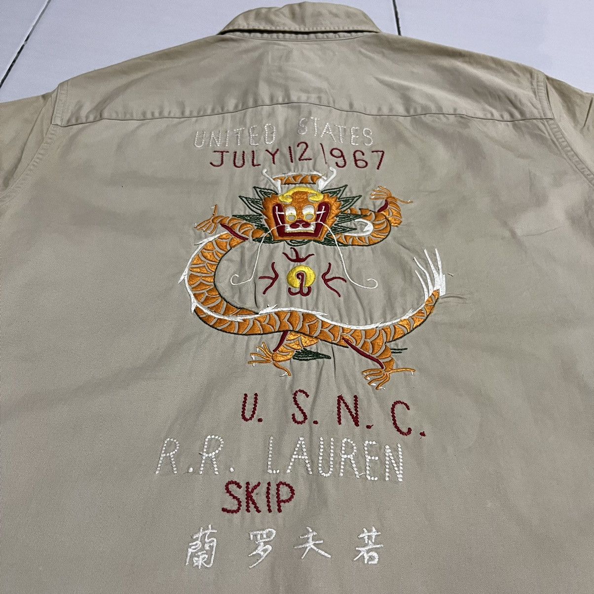 Polo Ralph Lauren Vintage Polo Ralph Lauren RR Lauren Embroided Military Shirt Size US M / EU 48-50 / 2 - 8 Thumbnail