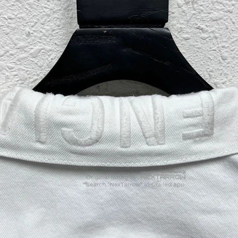 Balenciaga Balenciaga Embroidered Collar Denim Jacket. Size US M / EU 48-50 / 2 - 4 Thumbnail