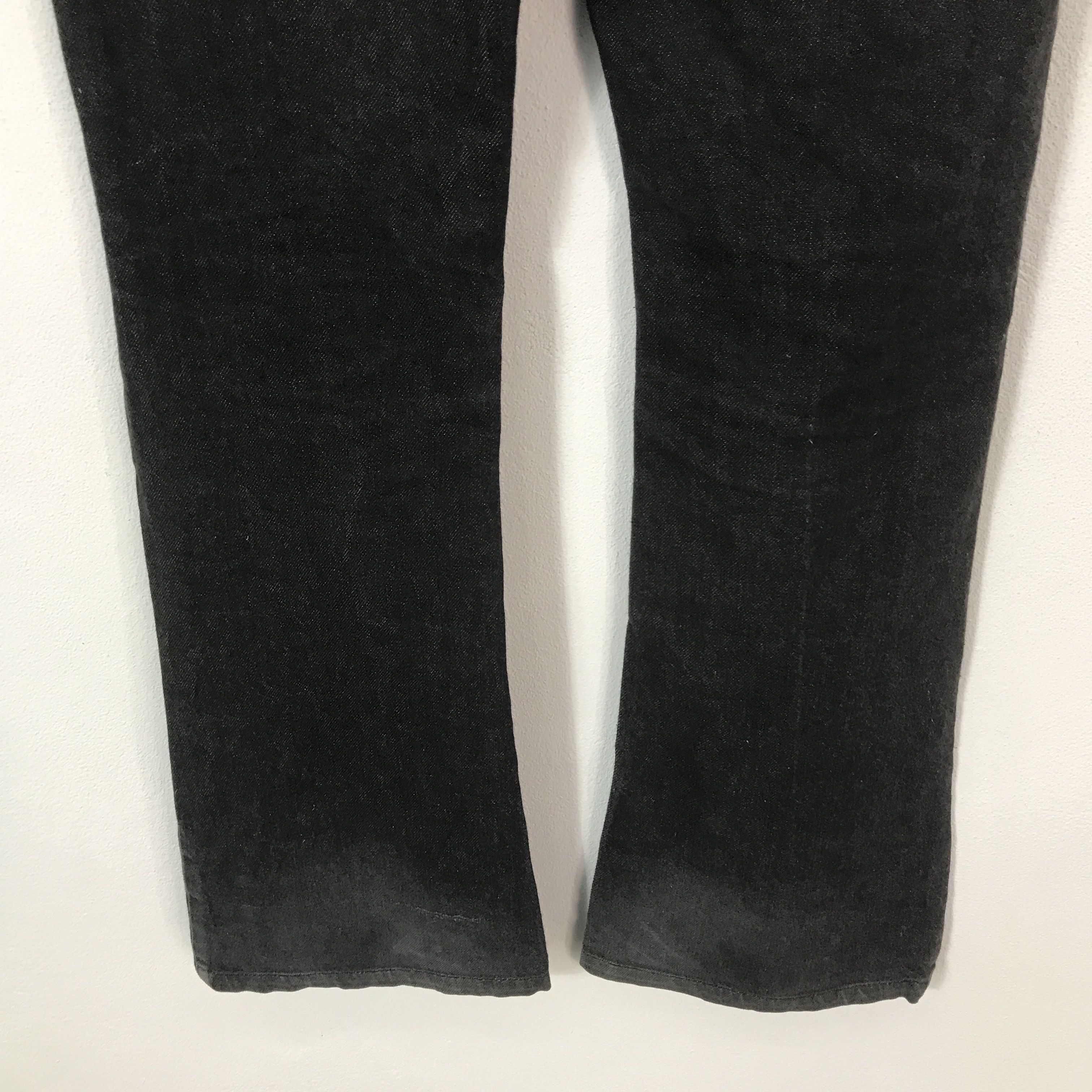 Super Lovers super lovers bootcut black denim pants K54B15 Size US 28 / EU 44 - 6 Thumbnail