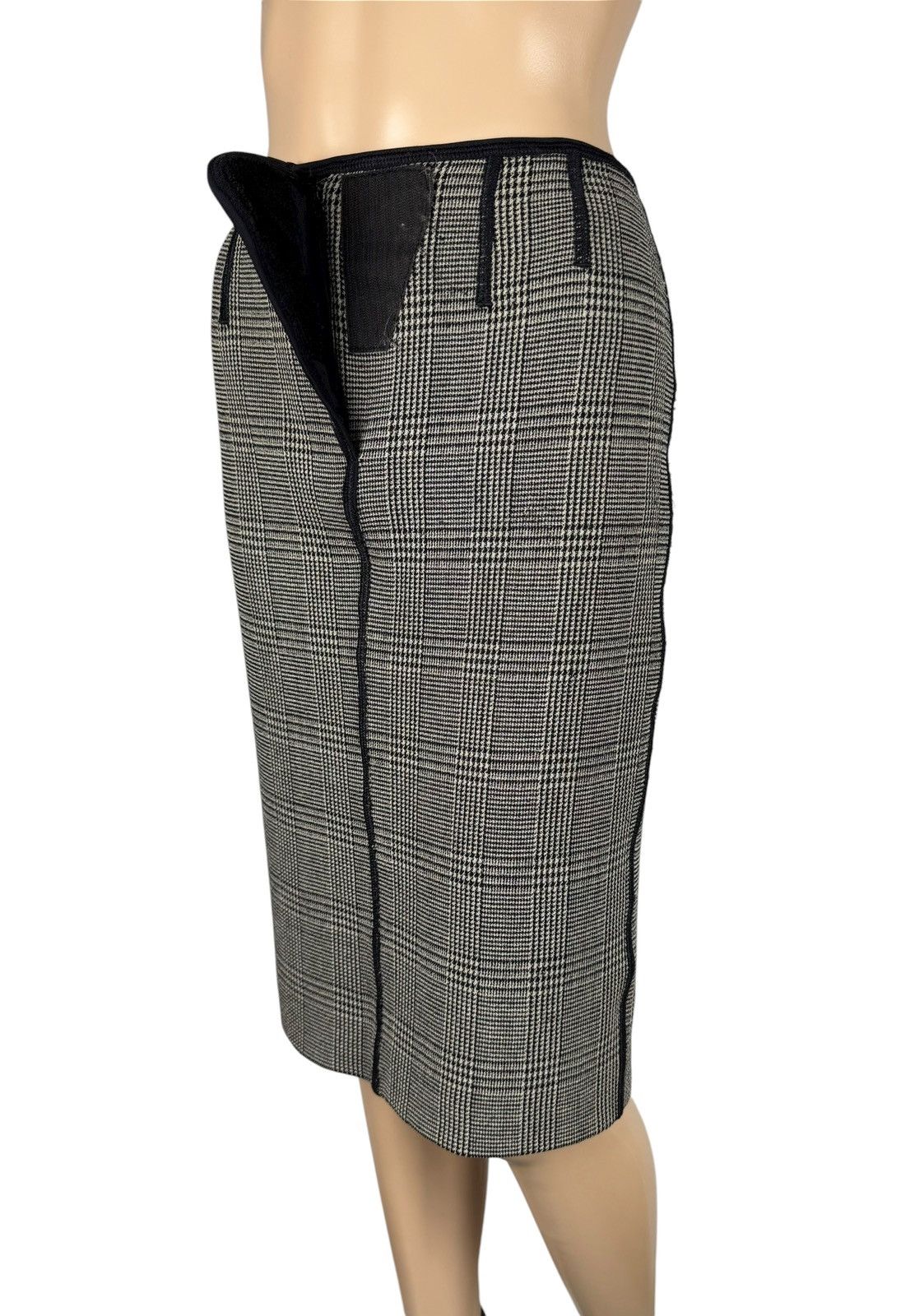 Jean Paul Gaultier Jean Paul Gaultier Wool Glencheck Skirt Vintage UK14 IT46 Size 34" / US 12 / IT 48 - 15 Thumbnail