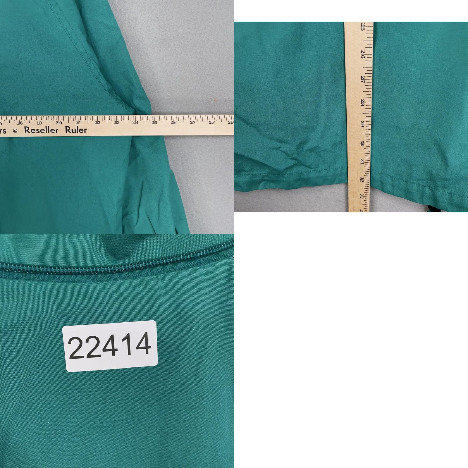 Eddie Bauer VINTAGE Eddie Bauer Jacket Womens Large Teal Wool Lined Field Coat Pockets 90s Size L / US 10 / IT 46 - 9 Thumbnail