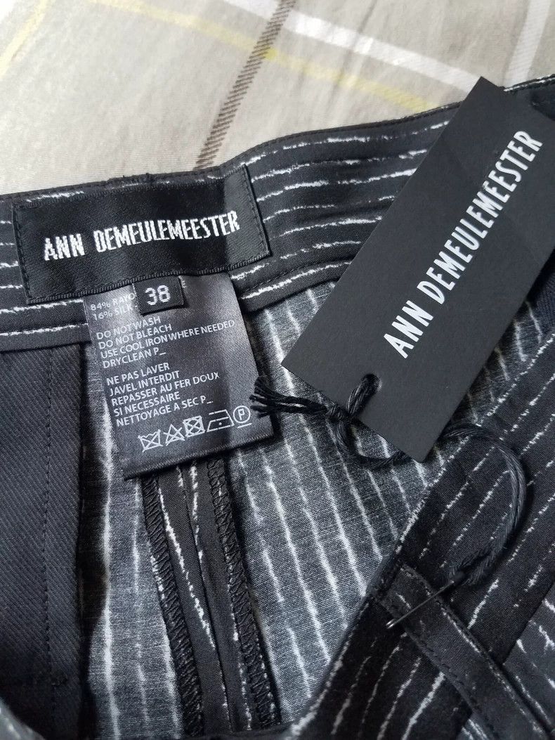 Ann Demeulemeester ann demeulemeester black cropped pants NXT-2504 Size US 30 / EU 46 - 5 Thumbnail