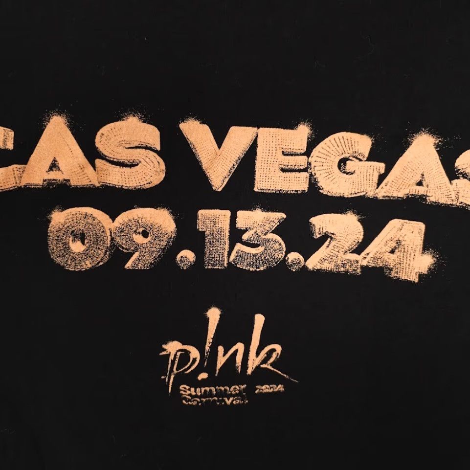 Pinko Pink Concert T Shirt Mens Size Medium Black Summer 2024 Carnival Tour Las Vegas Size US M / EU 48-50 / 2 - 5 Thumbnail