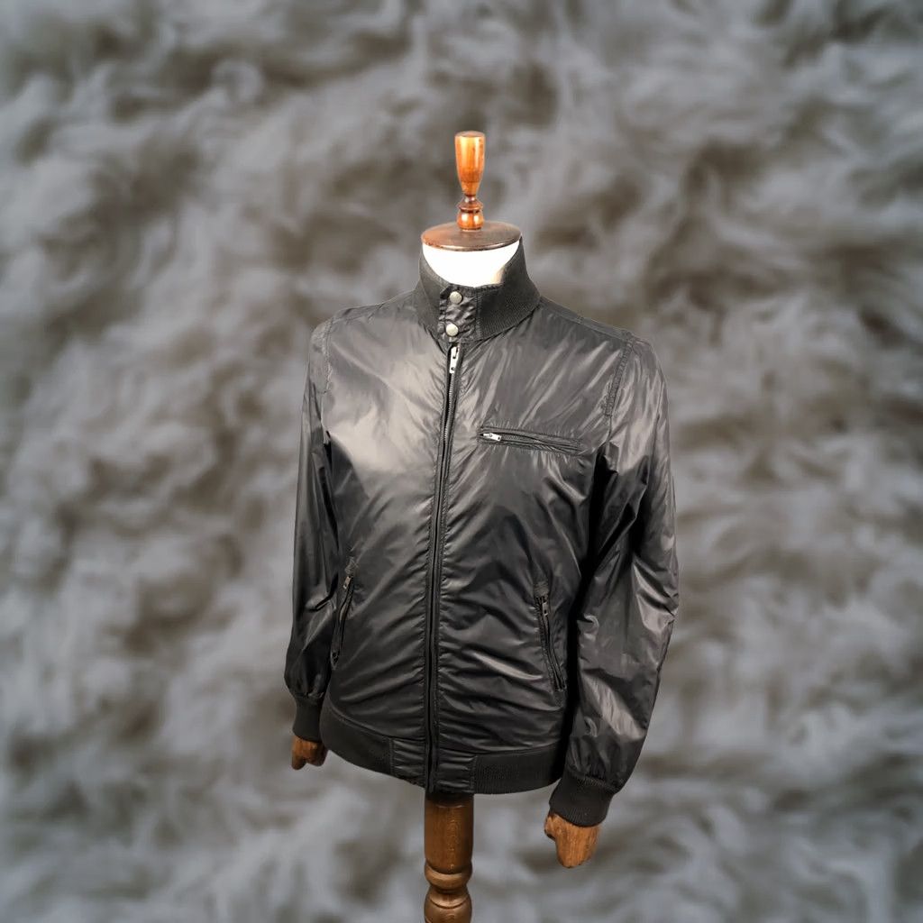 Diesel Diesel Windbreaker Jacket Full Zip Nylon Black M Mens Size US M / EU 48-50 / 2 - 1 Thumbnail
