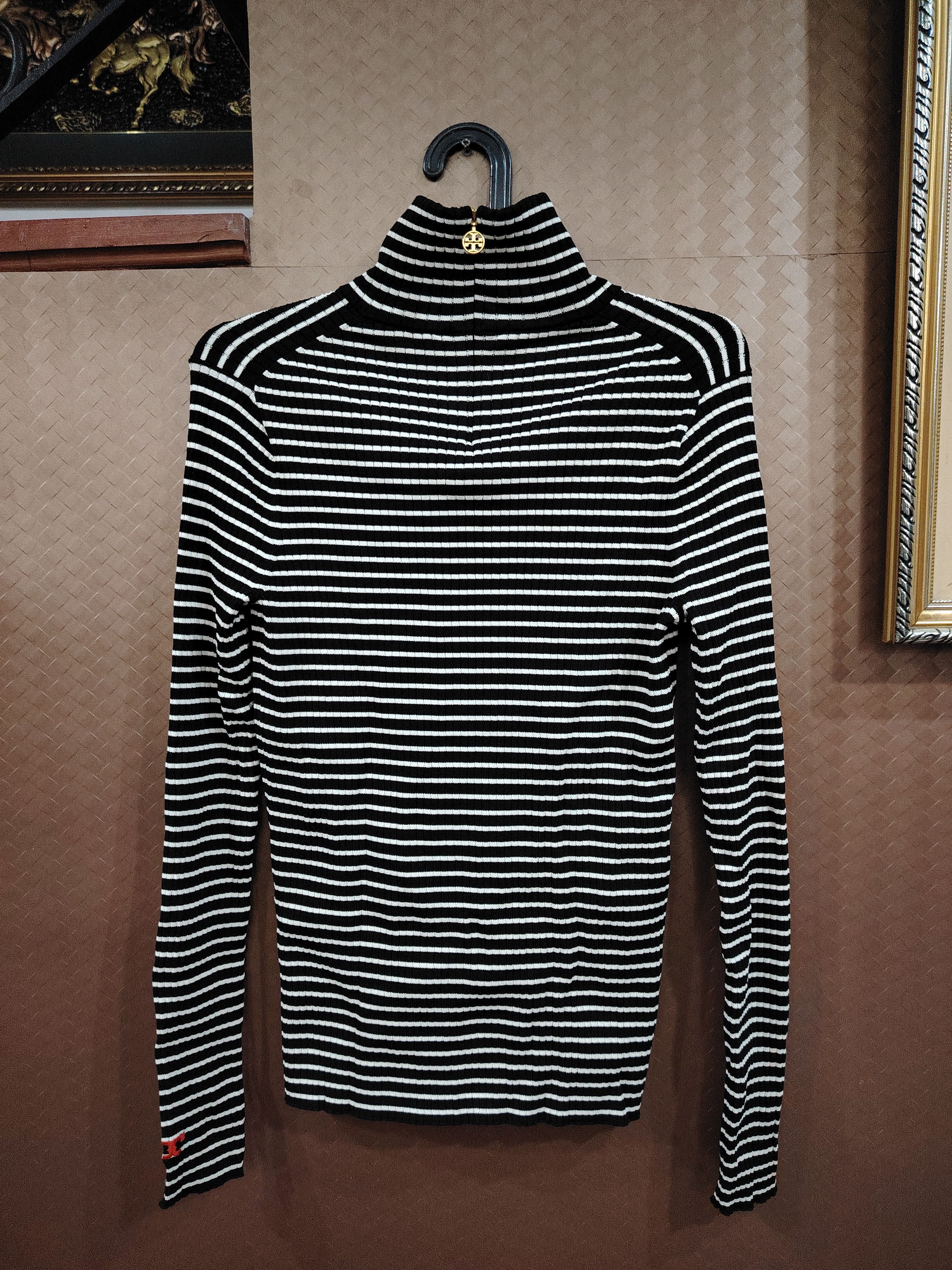Tory Burch striped ribbed Tech knit