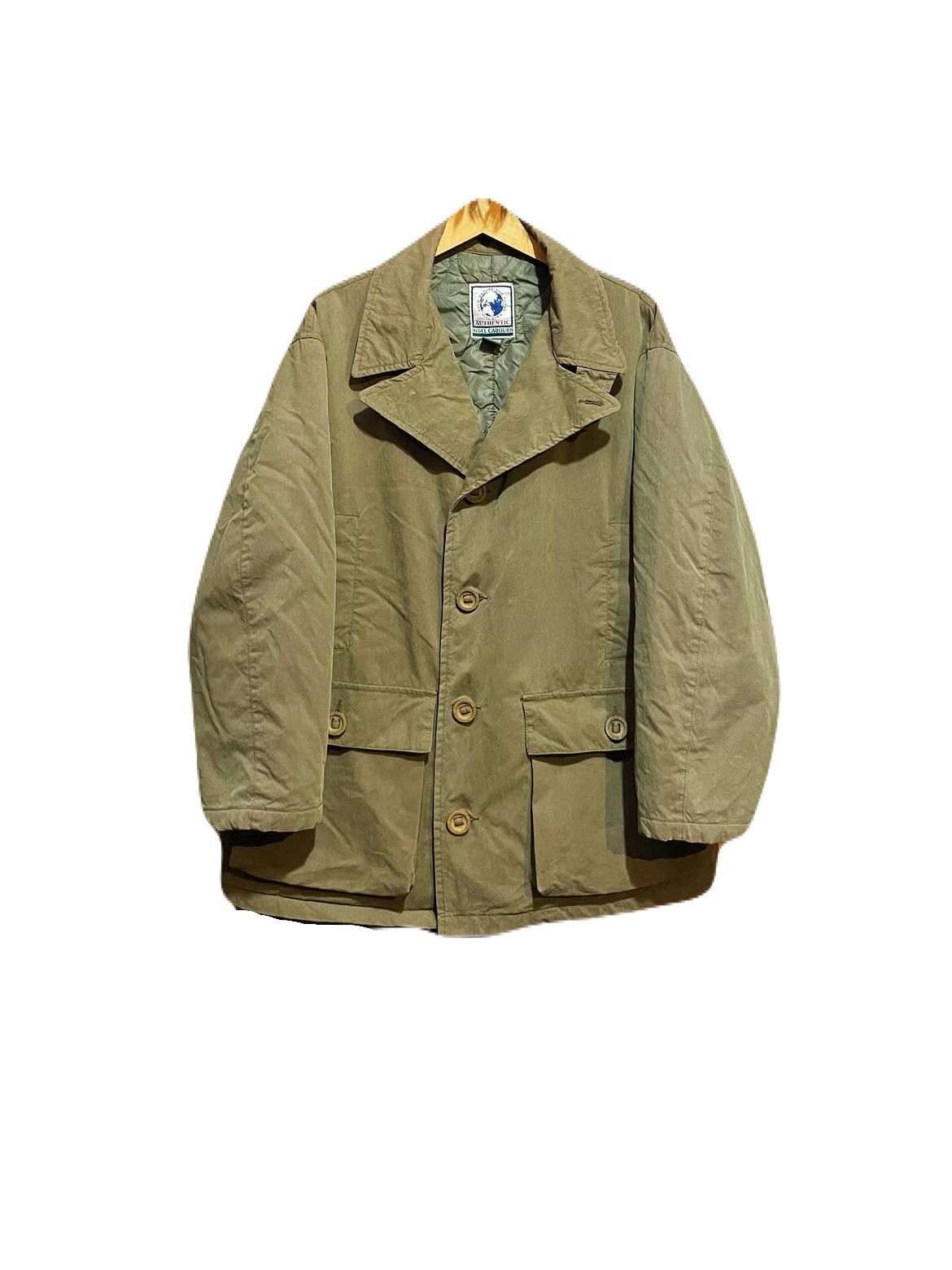 Nigel Cabourn Vintage 90s Nigel Cabourn 1943 Us Army Mackinaw Coat Size US XL / EU 56 / 4 - 1 Thumbnail
