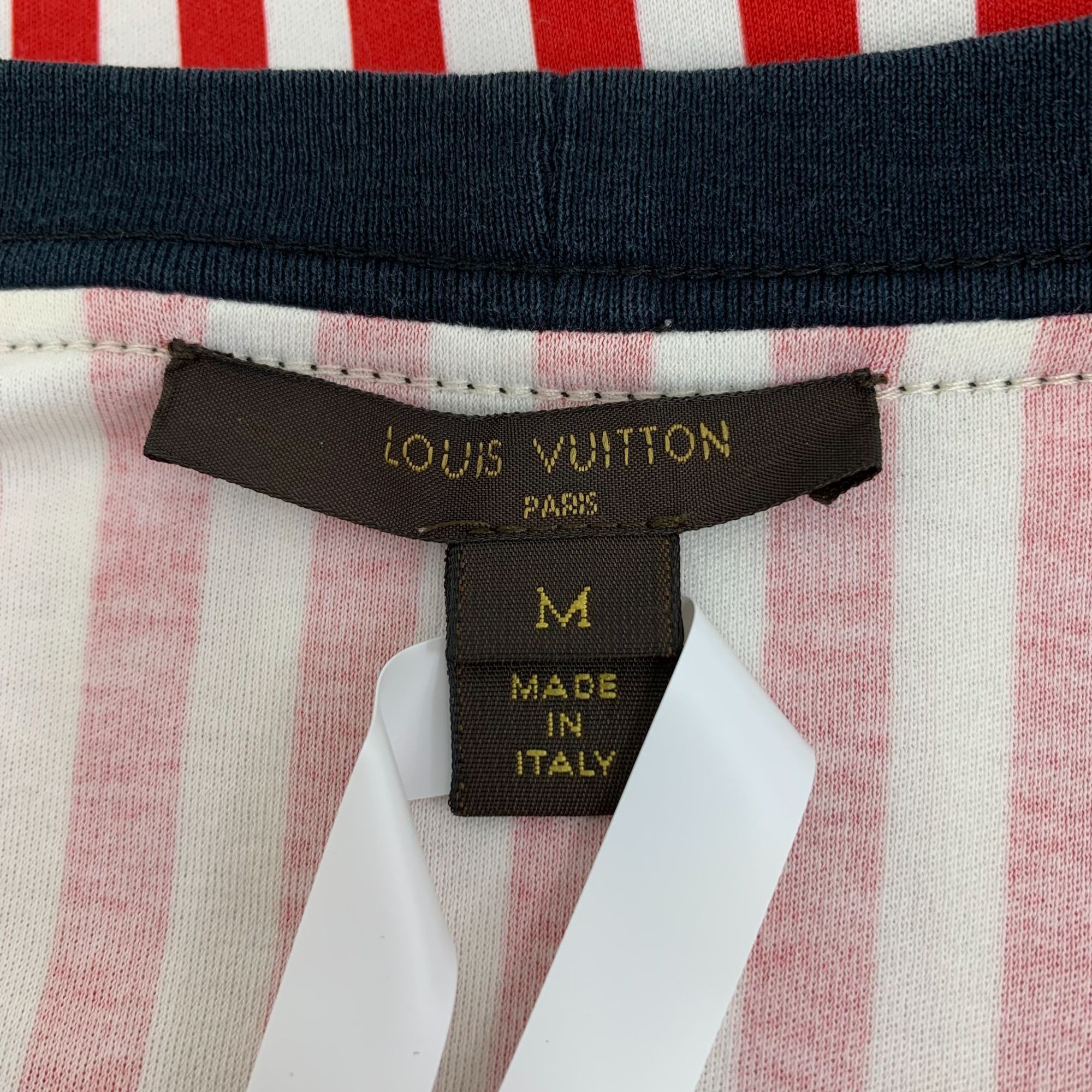Louis Vuitton Louis Vuitton Multicolored Logo Patchwork Striped Cotton Rou Size US M / EU 48-50 / 2 - 2 Thumbnail