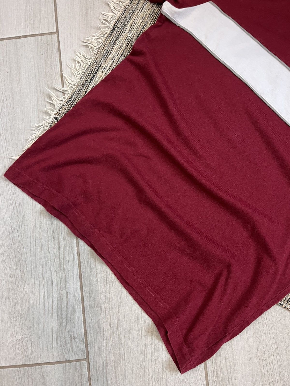 Adidas × Vintage Vintage Adidas Tshirt Blank red sportswear minimalistic tee Size US M / EU 48-50 / 2 - 3 Thumbnail