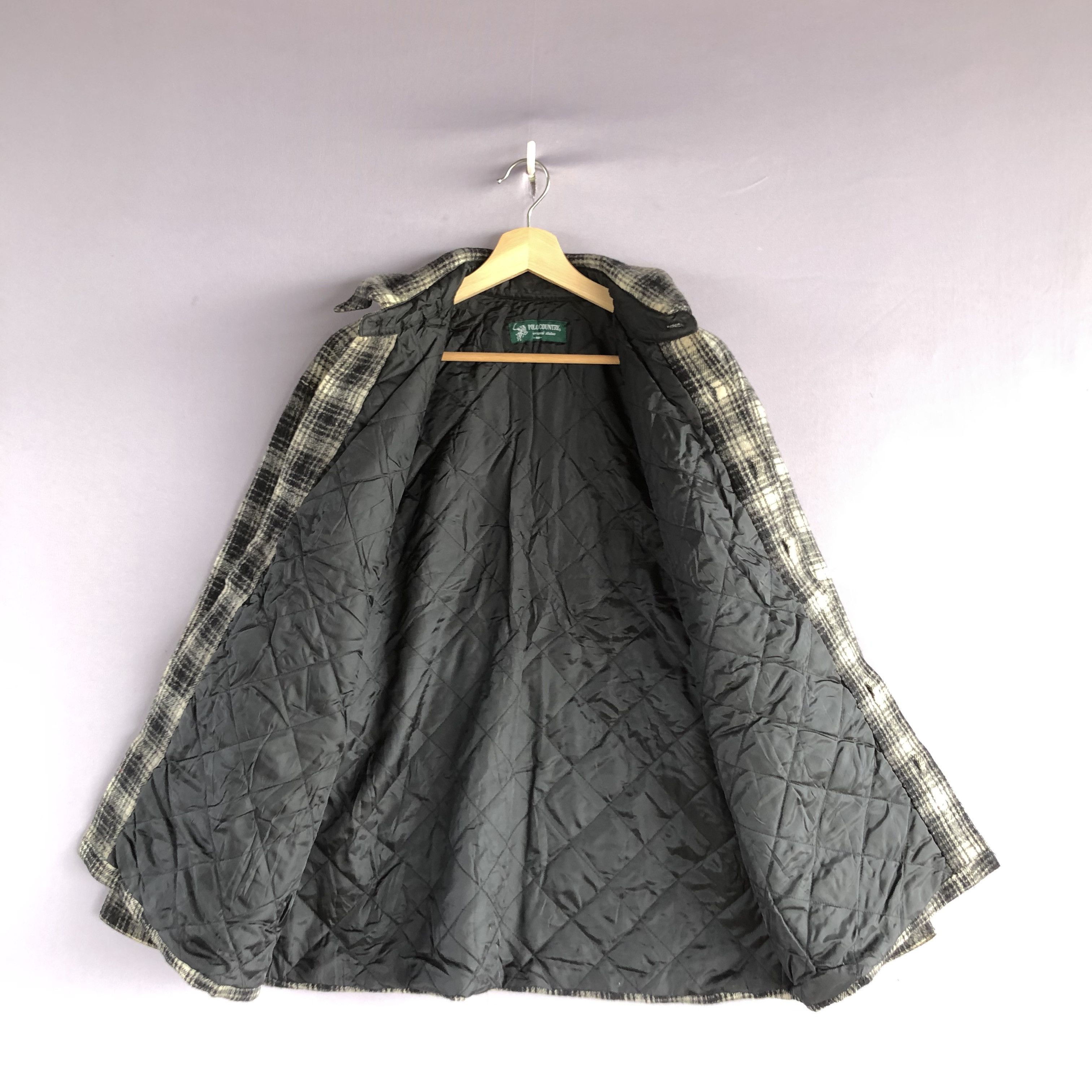 Japanese Brand × Vintage Vintage Polo Country Wool Jacket Shirts Tartan Button Ups Size US L / EU 52-54 / 3 - 7 Thumbnail