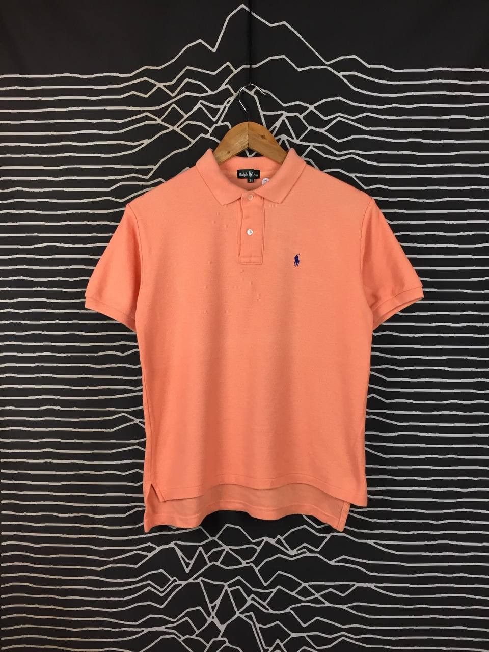 Ralph Lauren Vtg Ralph Lauren Small Pony Logo Peach Coral Pique Polo Tee Size US S / EU 44-46 / 1 - 2 Thumbnail