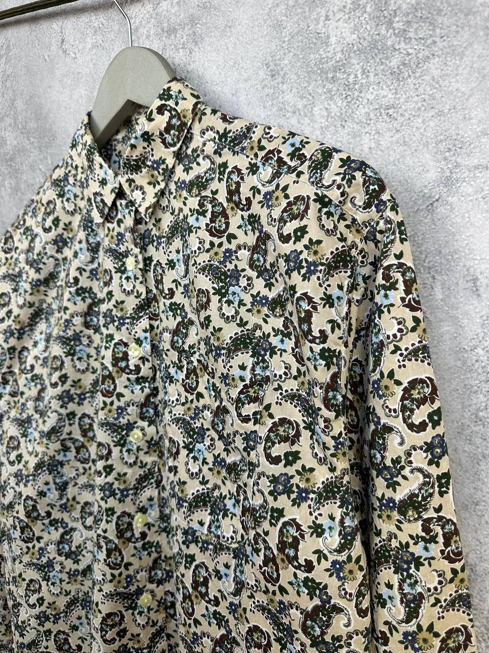 Burberry Burberrys of London France 90s Paisley Print Button Shirt Size US M / EU 48-50 / 2 - 5 Thumbnail