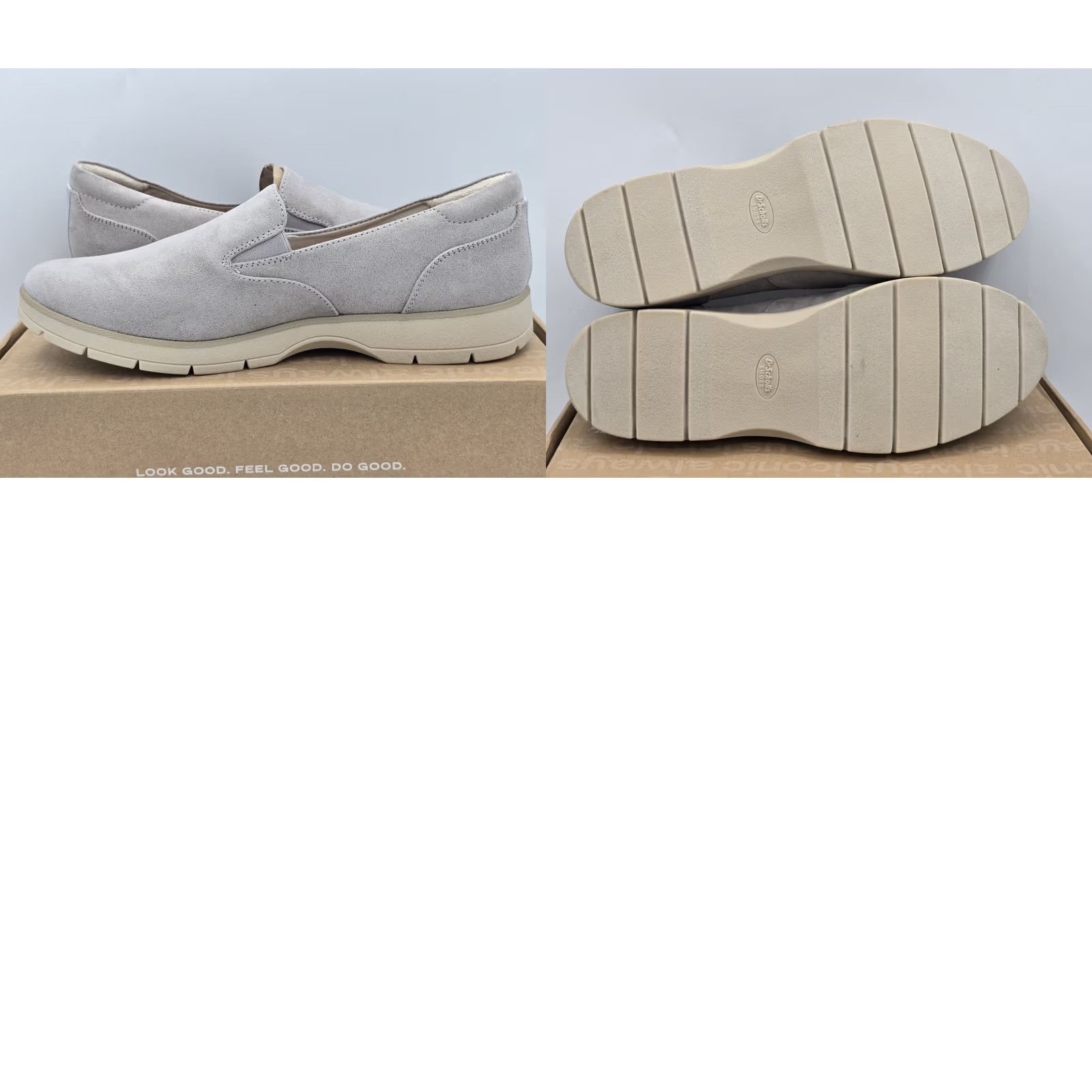 Scholl Dr. Scholl's Womens Next One Slip On Loafer Soft Grey Sz 11 M NIB - Flat - Shoes Size US 11 / IT 41 - 9 Thumbnail