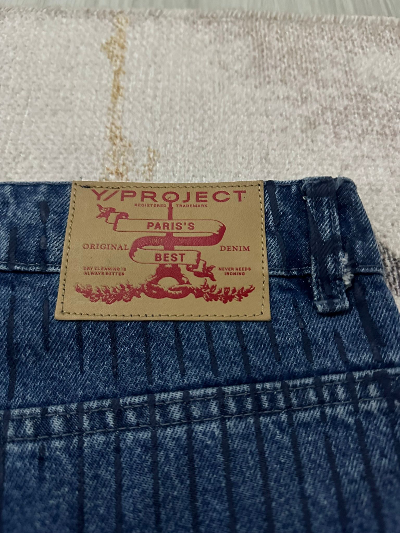 Y/Project Y/PROJECT Vine Embroidery Denim in Blue Indigo Size S Size US 30 / EU 46 - 6 Thumbnail