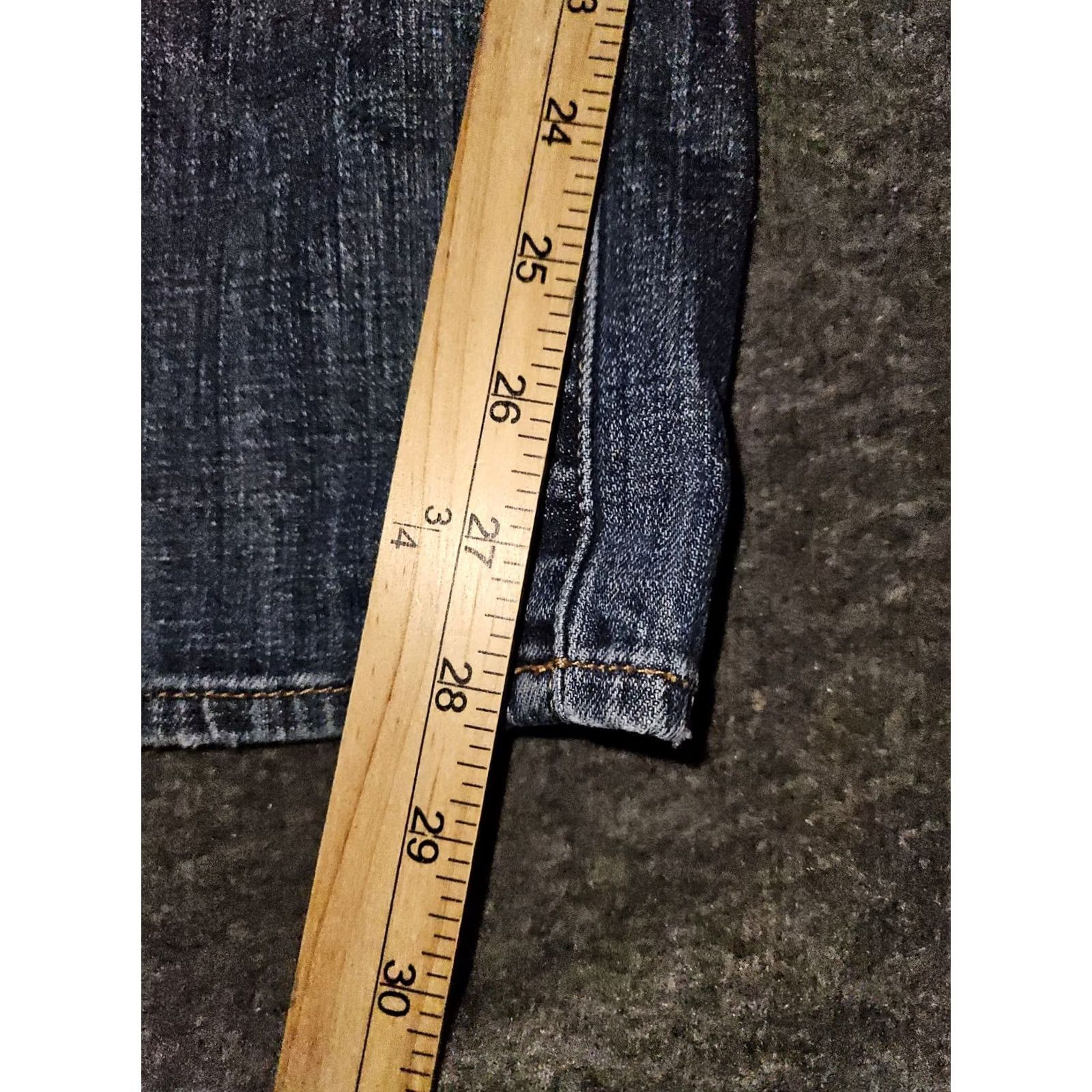 Lucky Brand Lucky Brand 361 Vintage Straight Jeans Men 38x30 Mid Rise Blue Distressed Regular Inseam 28 Size US 38 / EU 54 - 5 Thumbnail